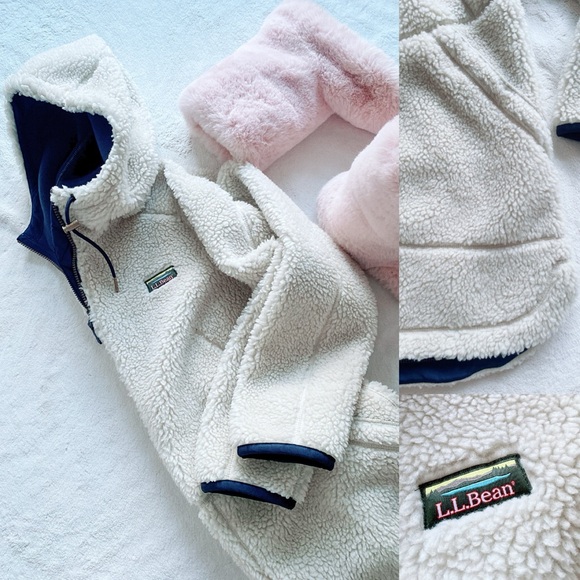 L.L.Bean womens Mountain Pile Fleece coat - Picture 5 of 16